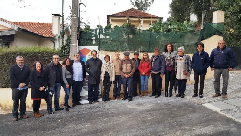 Pavimentação da Rua do Cabeço Santo, em Bolfiar, entregue à Comunidade